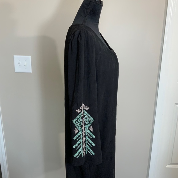 Umgee USA Women’s Black Long Sleeve Dress – Size 1XL – Cotton Blend (C114) - Picture 2 of 8